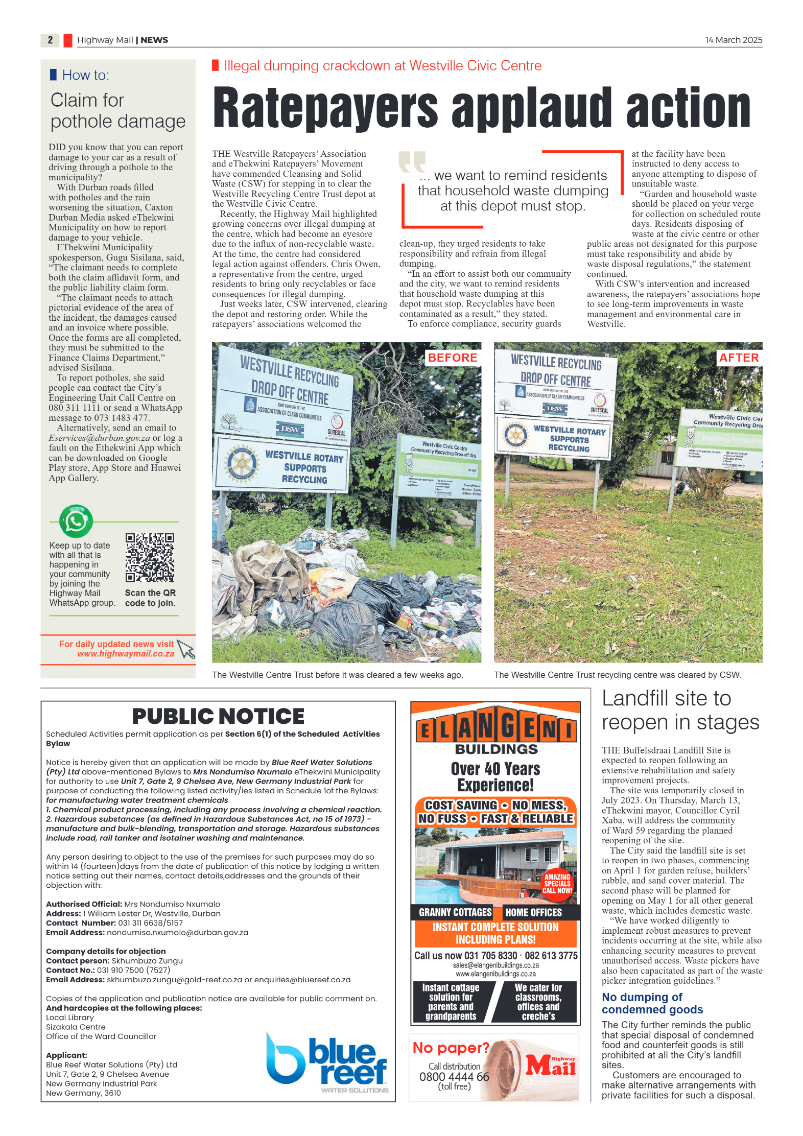 Highway Mail 14 March 2025 page 2