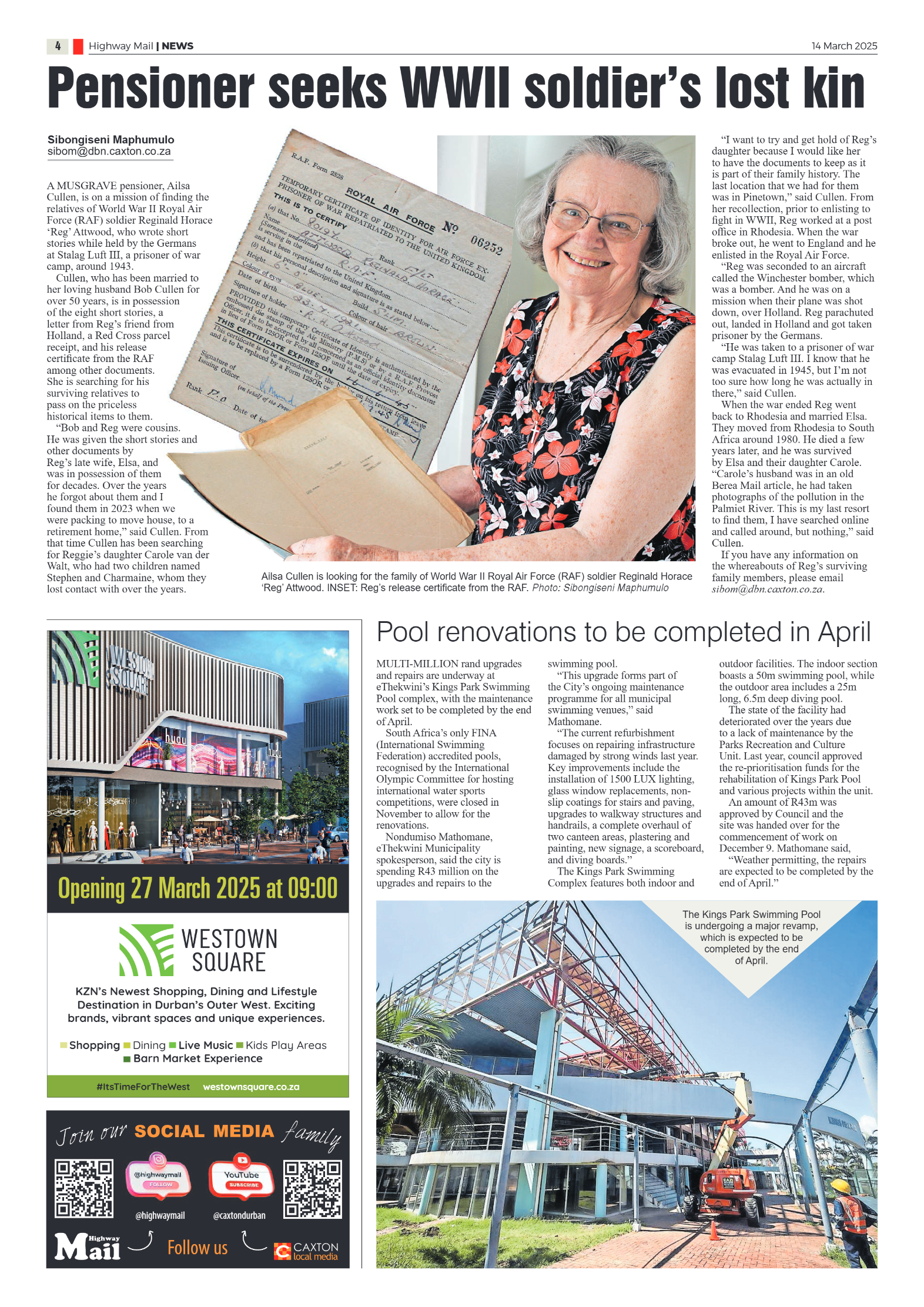 Highway Mail 14 March 2025 page 4