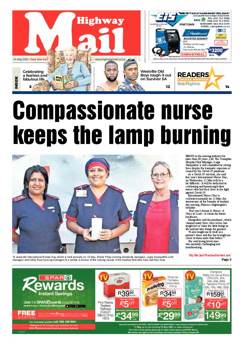 Highway Mail 14 May 2021 page 1