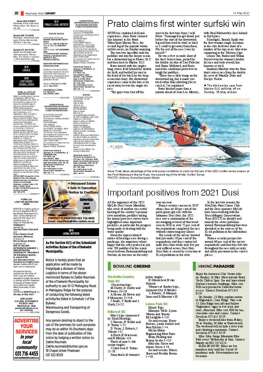 Highway Mail 14 May 2021 page 22