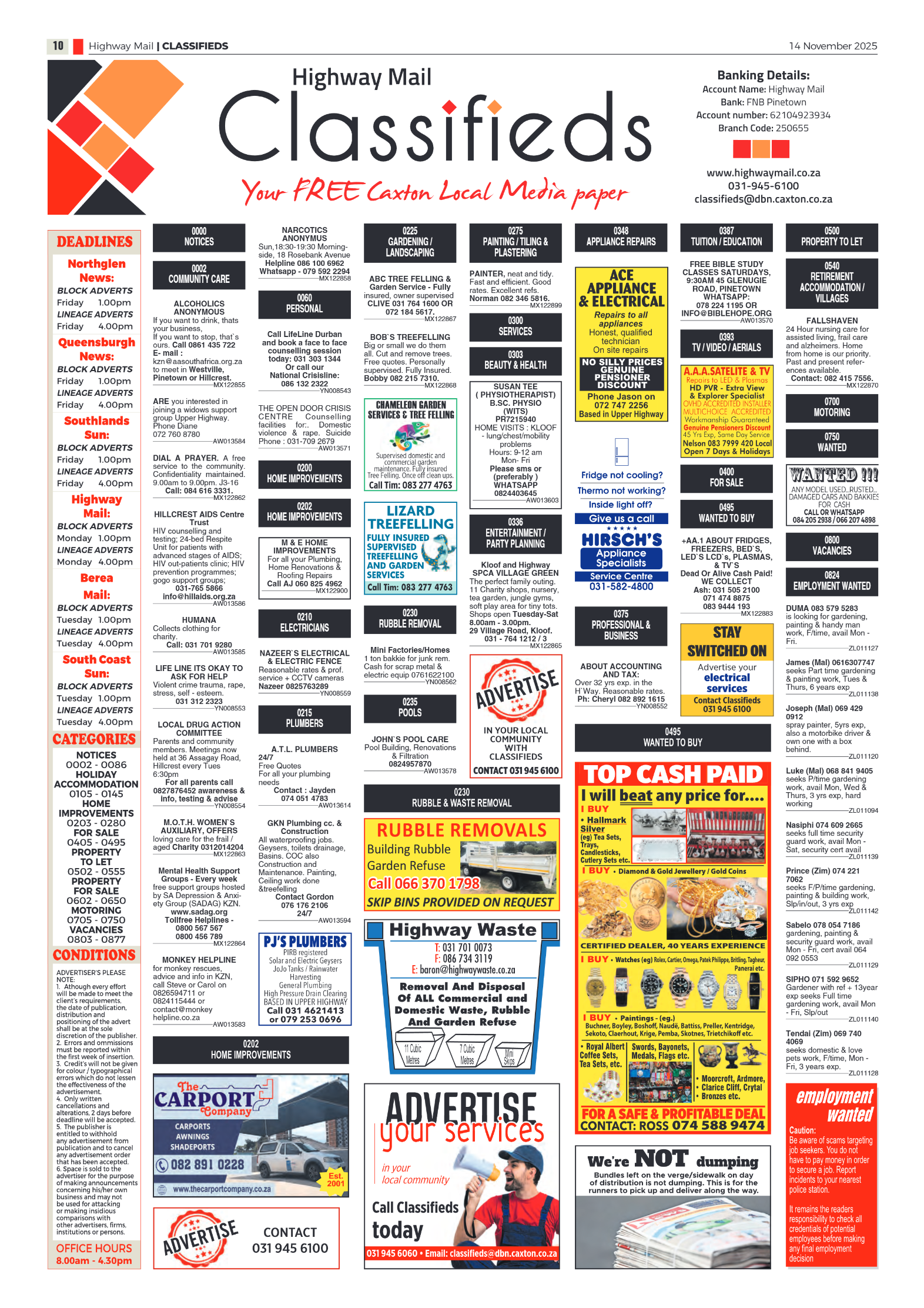 Highway Mail 14 November 2025 page 10