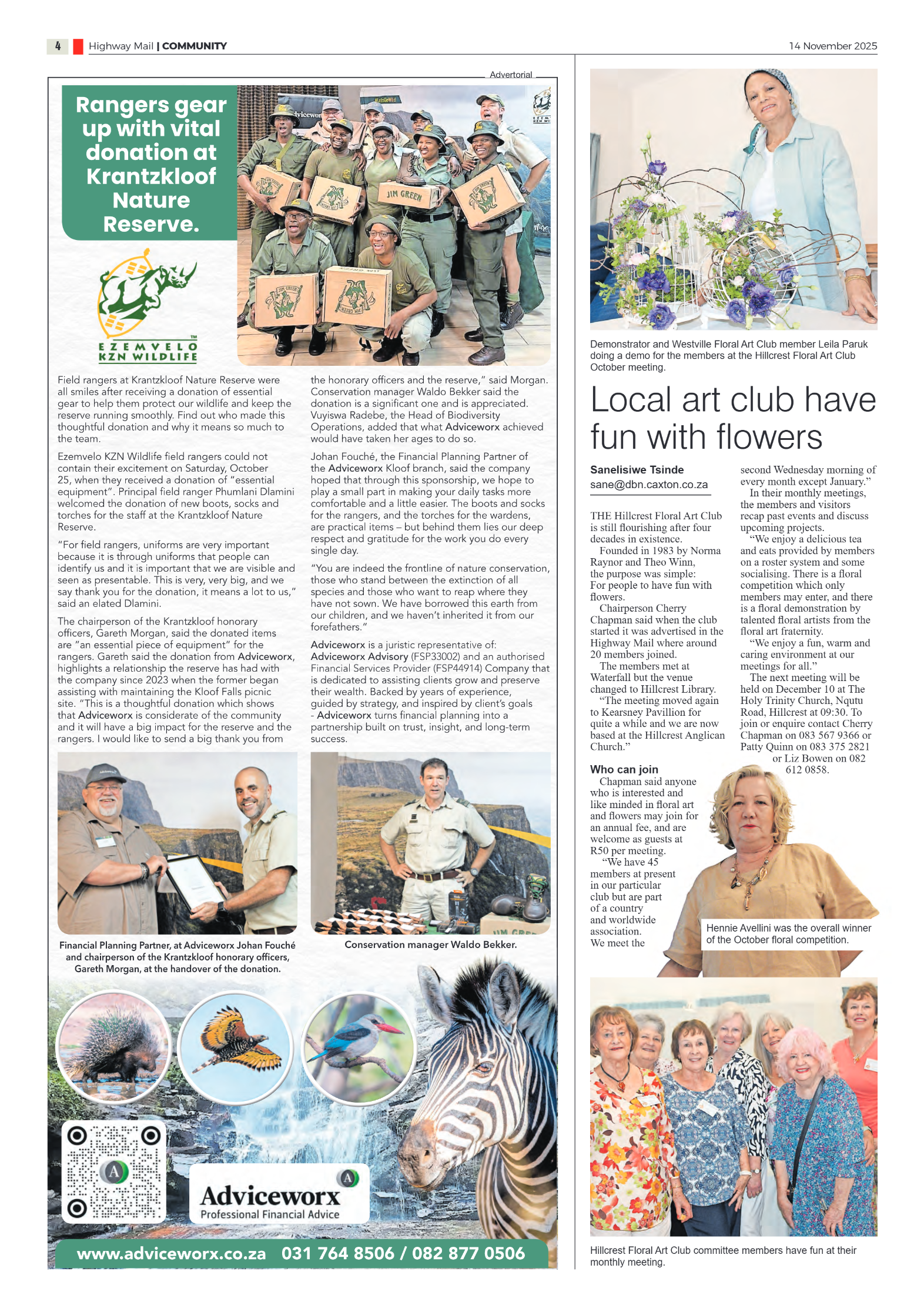 Highway Mail 14 November 2025 page 4