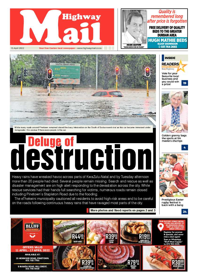 Highway Mail 15 April 2022 page 1