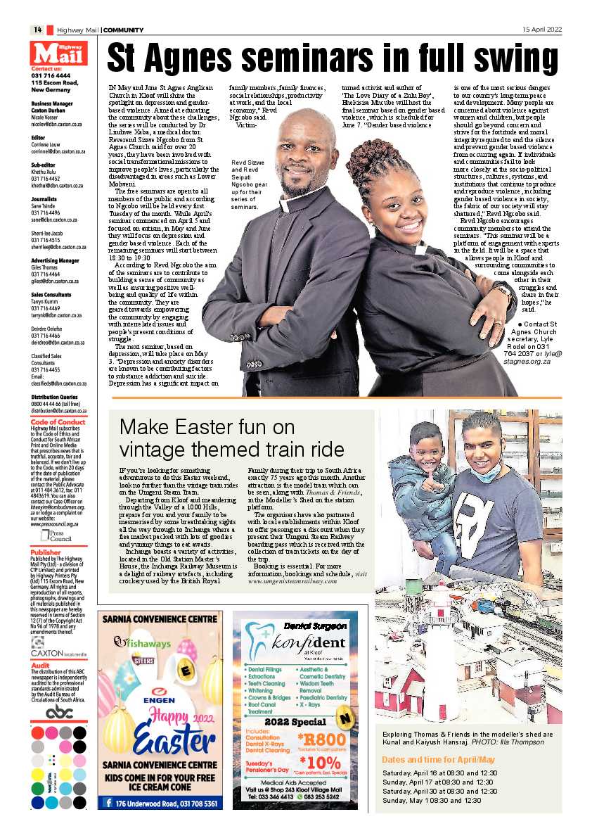 Highway Mail 15 April 2022 page 14