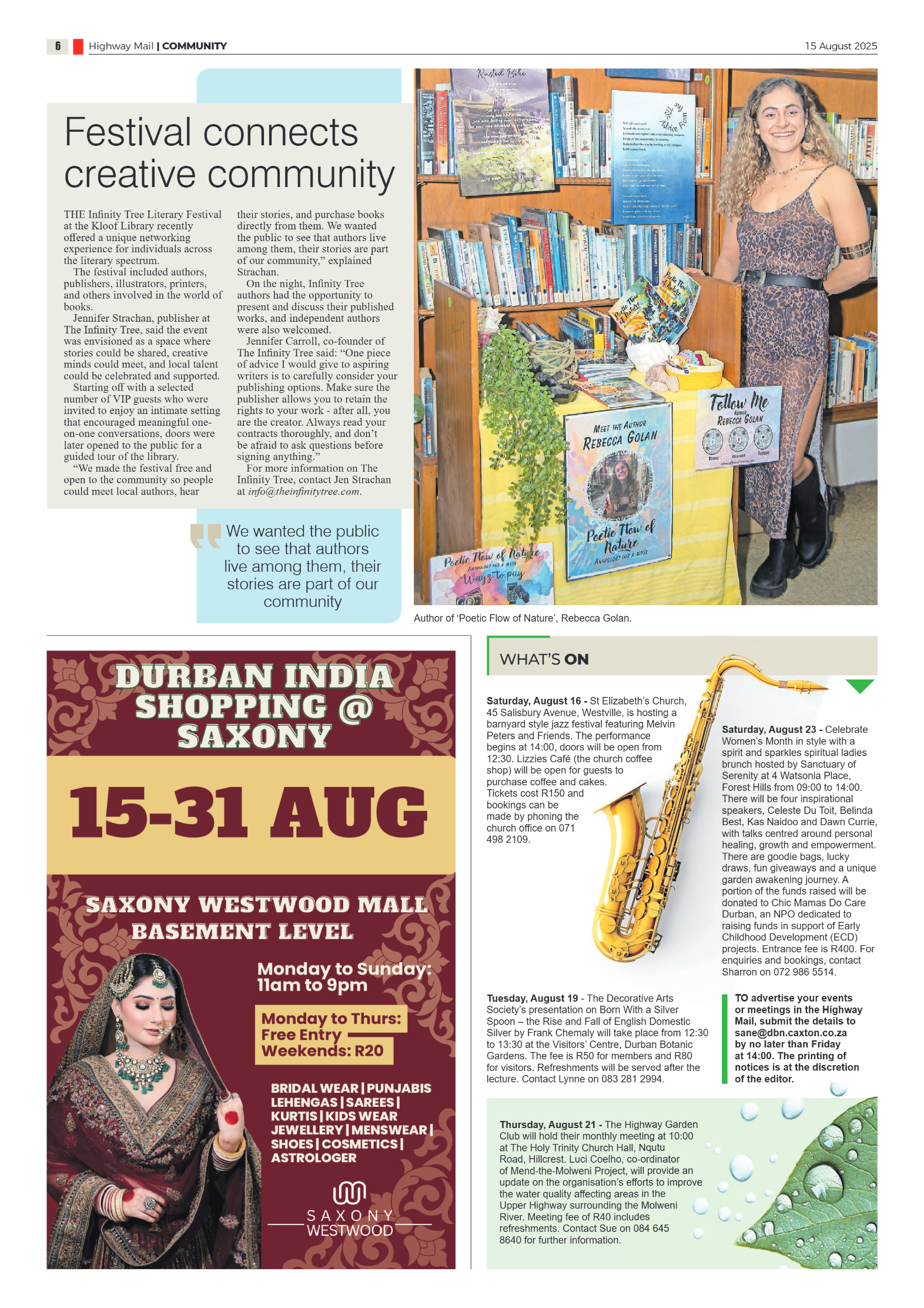 Highway Mail 15 August 2025 page 6