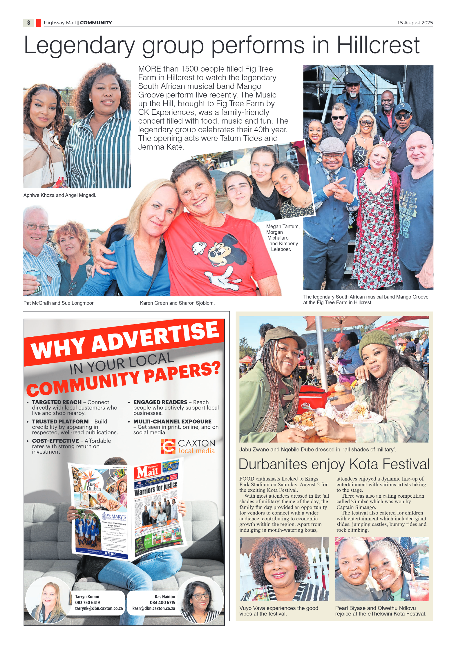 Highway Mail 15 August 2025 page 8