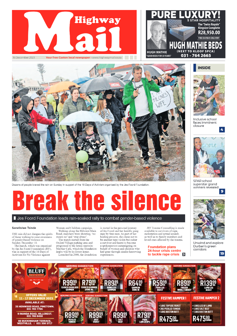 Highway Mail 15 December 2023 page 1