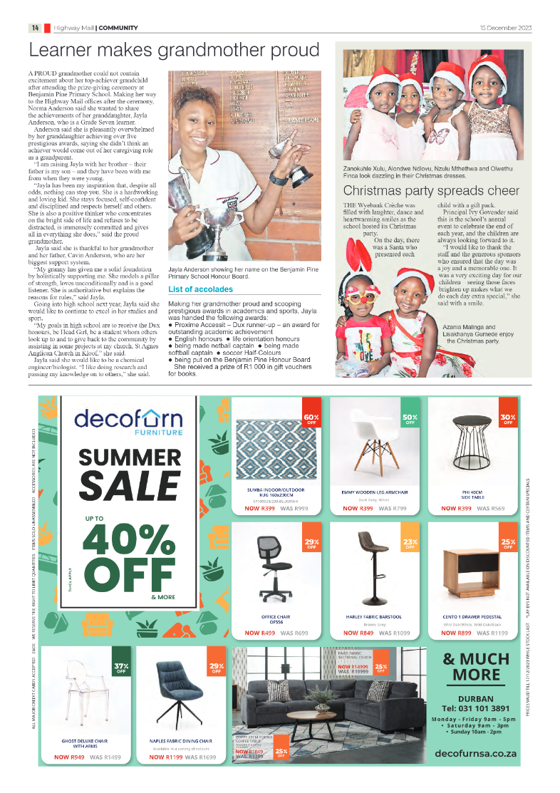 Highway Mail 15 December 2023 page 14