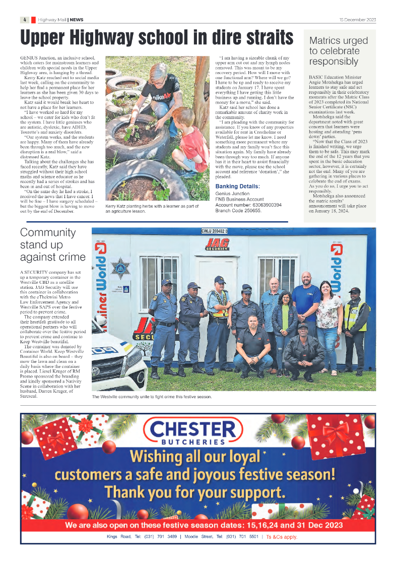 Highway Mail 15 December 2023 page 4