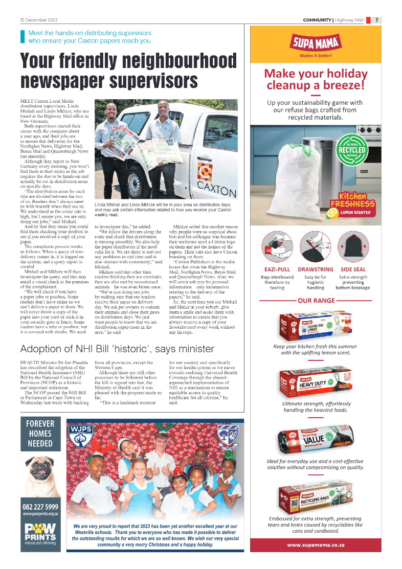 Highway Mail 15 December 2023 page 7