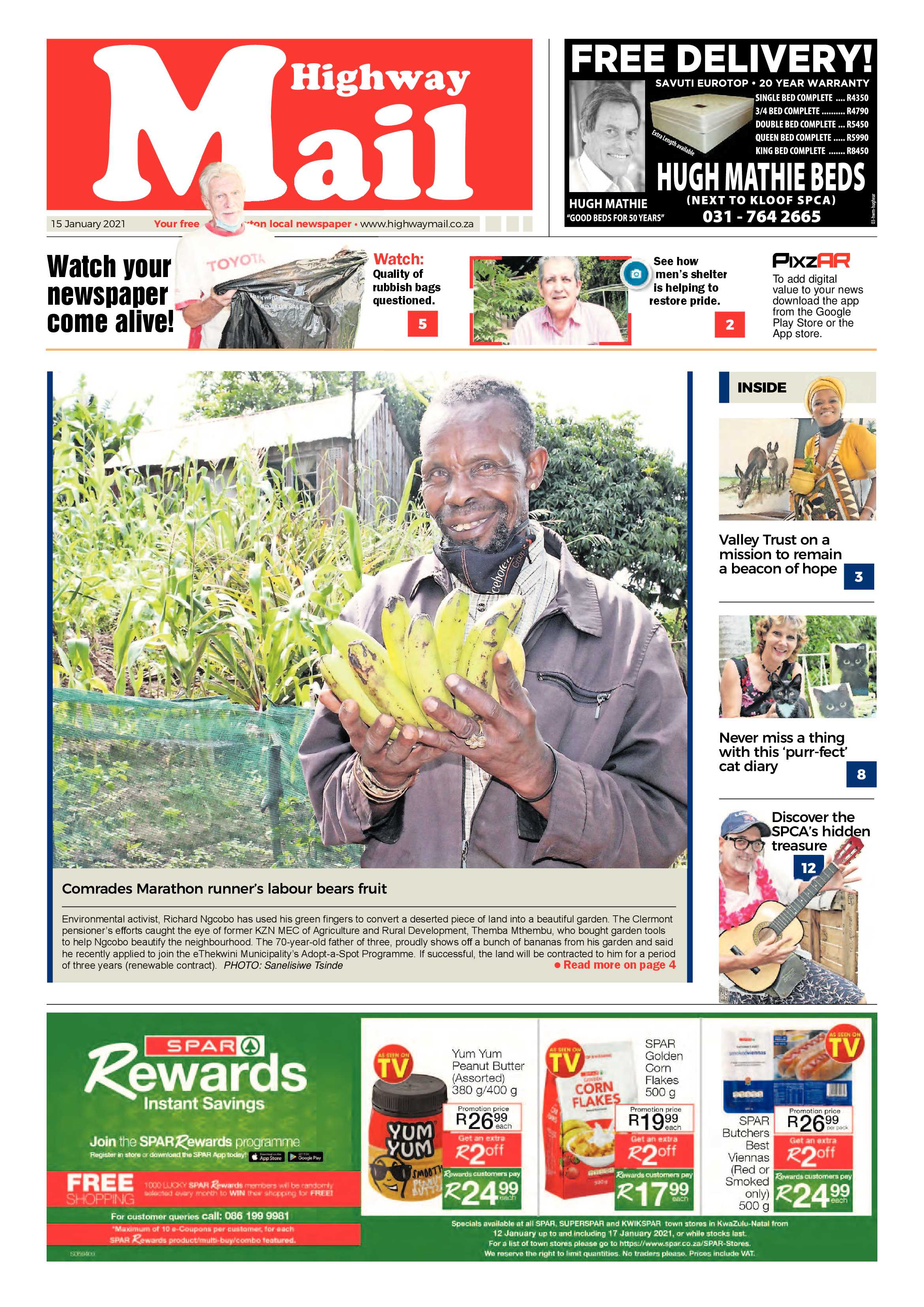 Highway Mail 15 January 2021 page 1