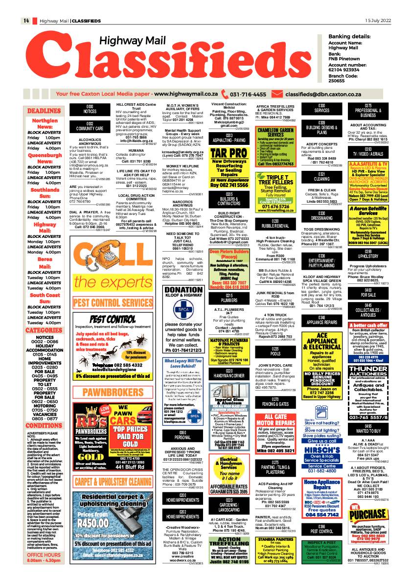 Highway Mail 15 July 2022 page 14