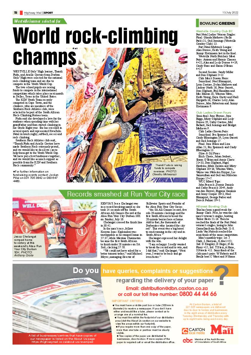Highway Mail 15 July 2022 page 16