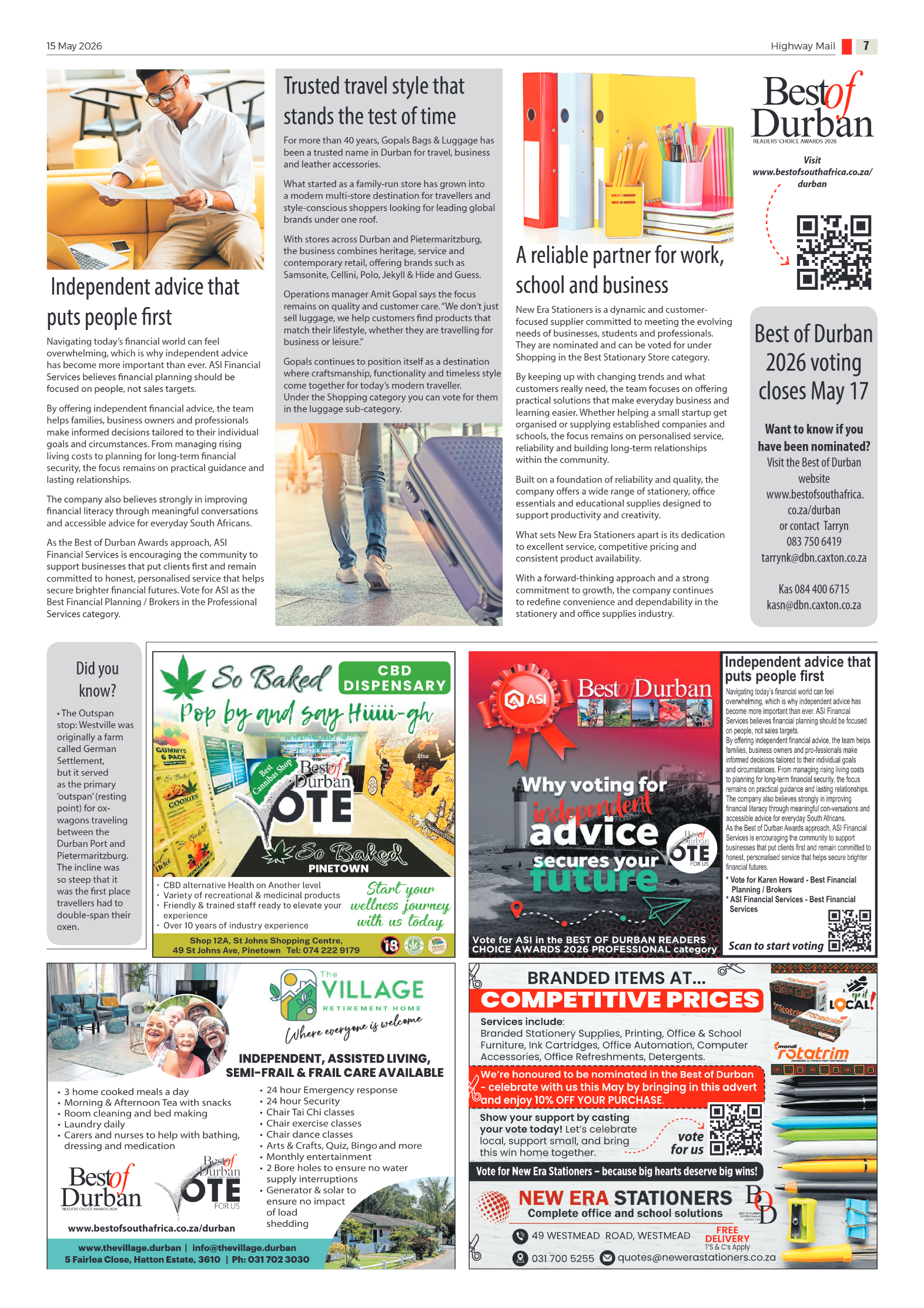 Highway Mail 15 May 2026 page 7
