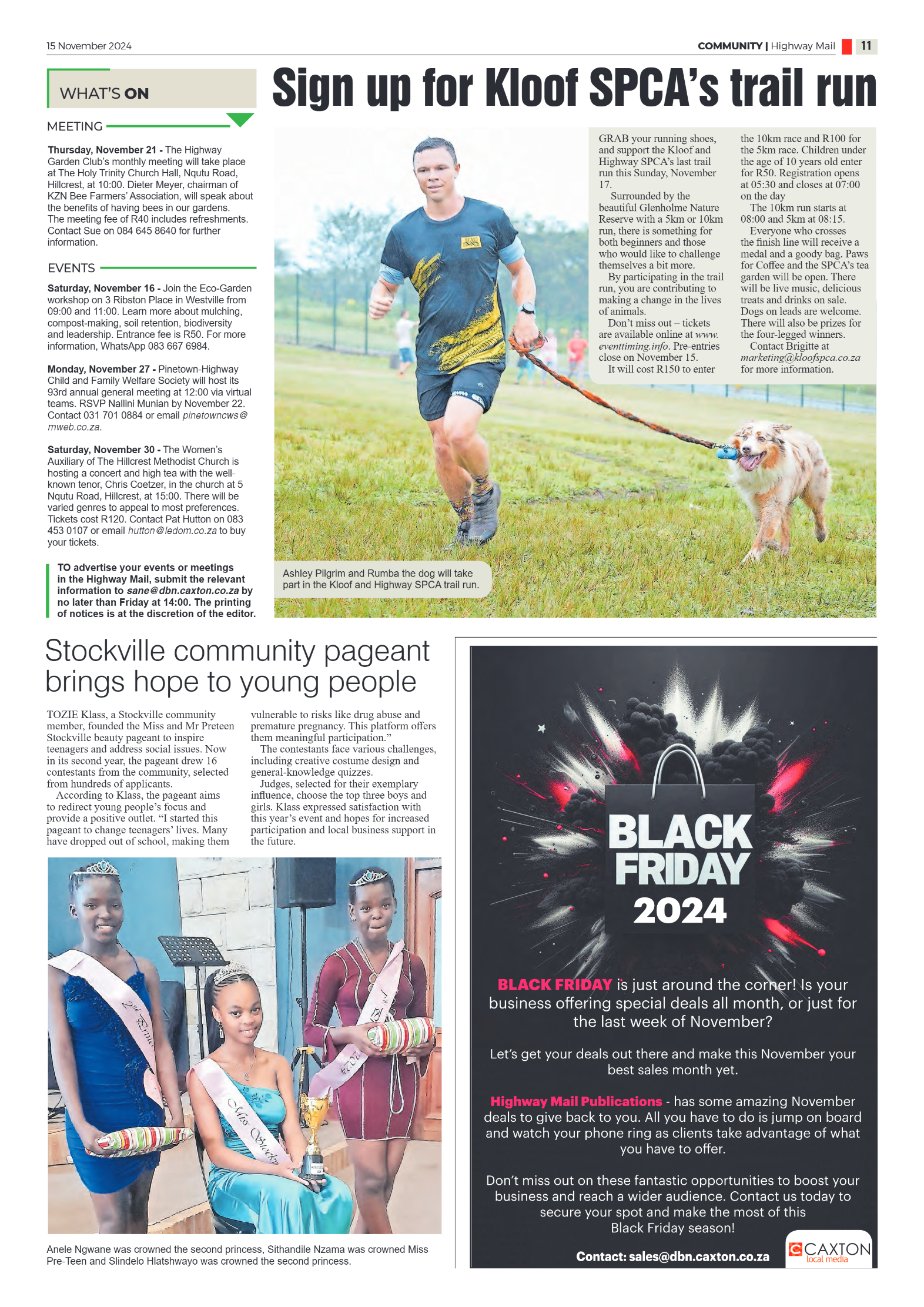 Highway Mail 15 November 2024 page 11