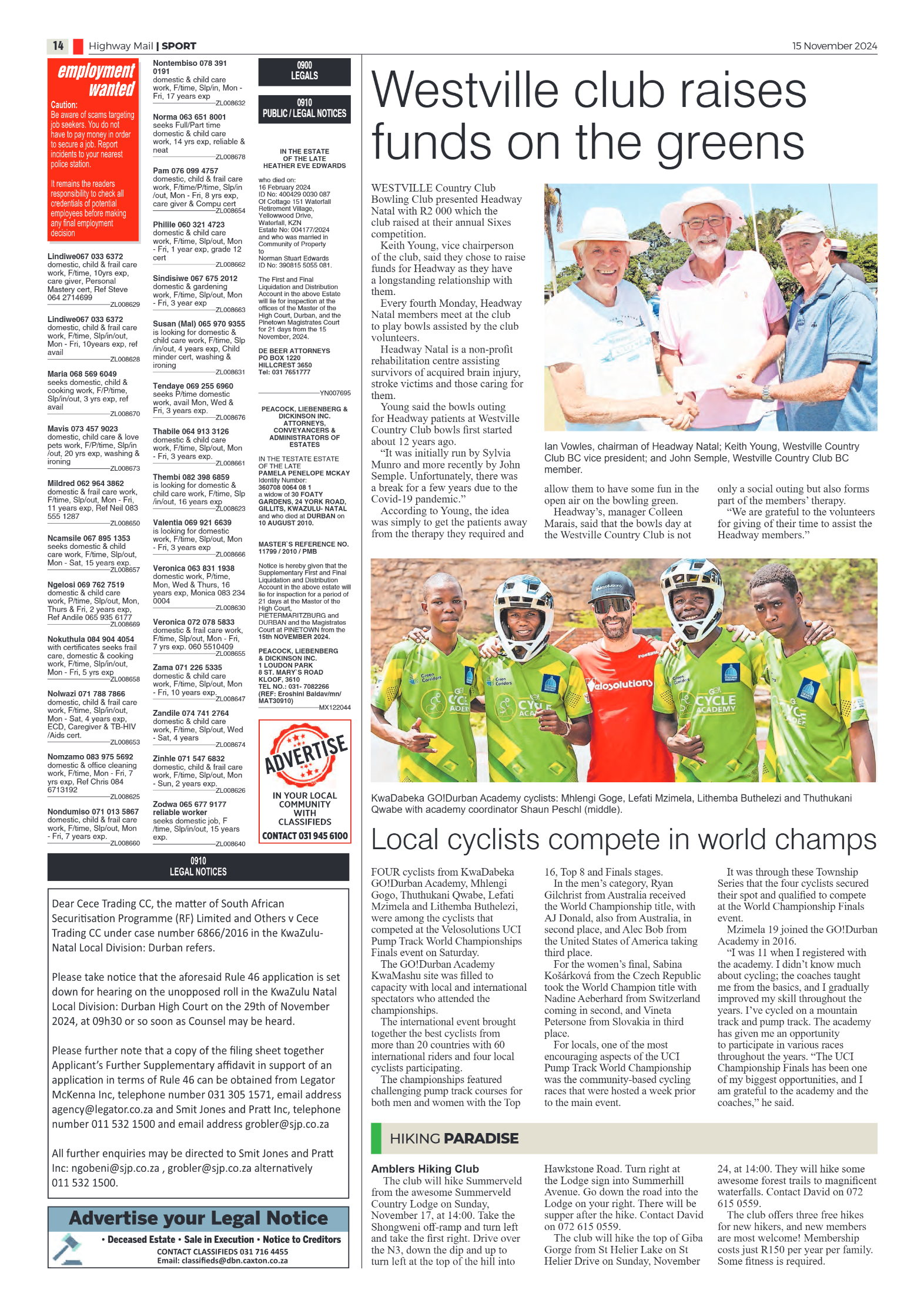 Highway Mail 15 November 2024 page 14