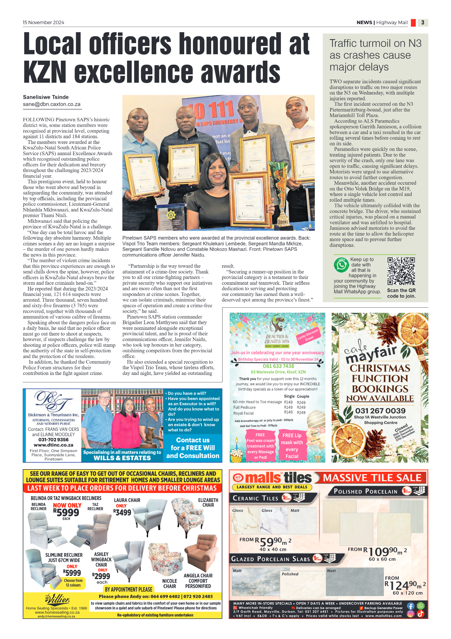 Highway Mail 15 November 2024 page 3