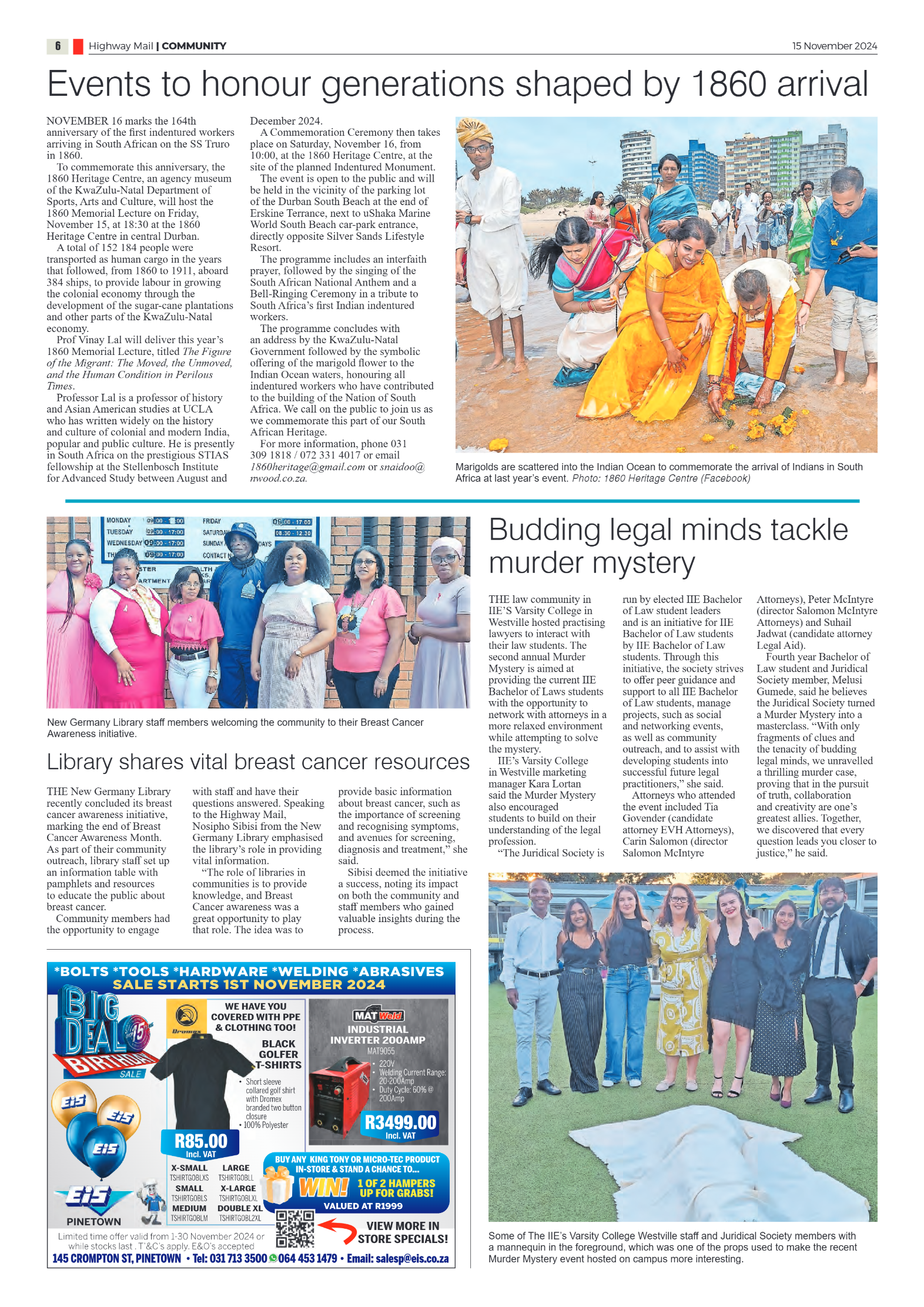Highway Mail 15 November 2024 page 6