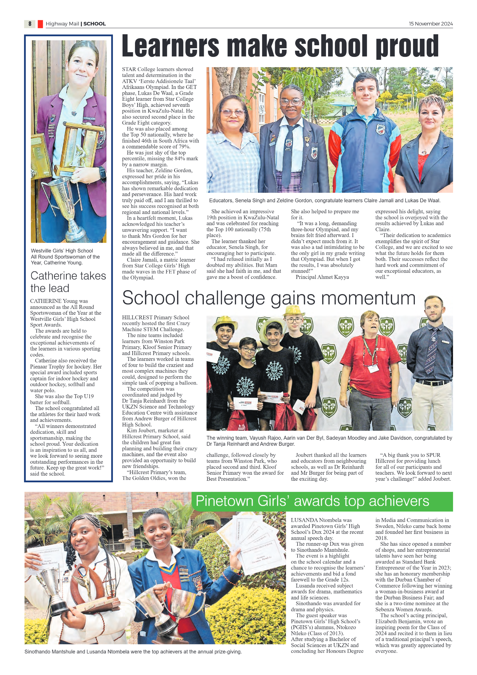 Highway Mail 15 November 2024 page 8