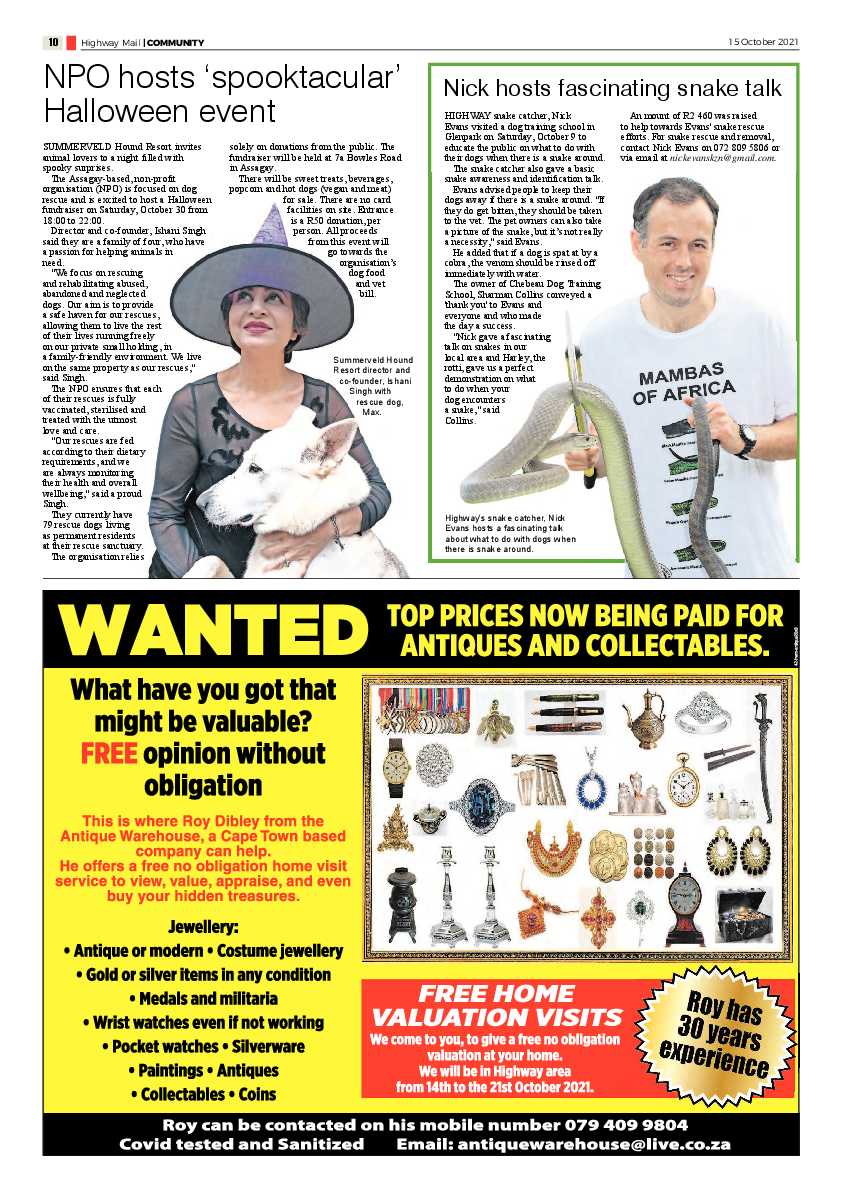 Highway Mail 15 October 2021 page 10