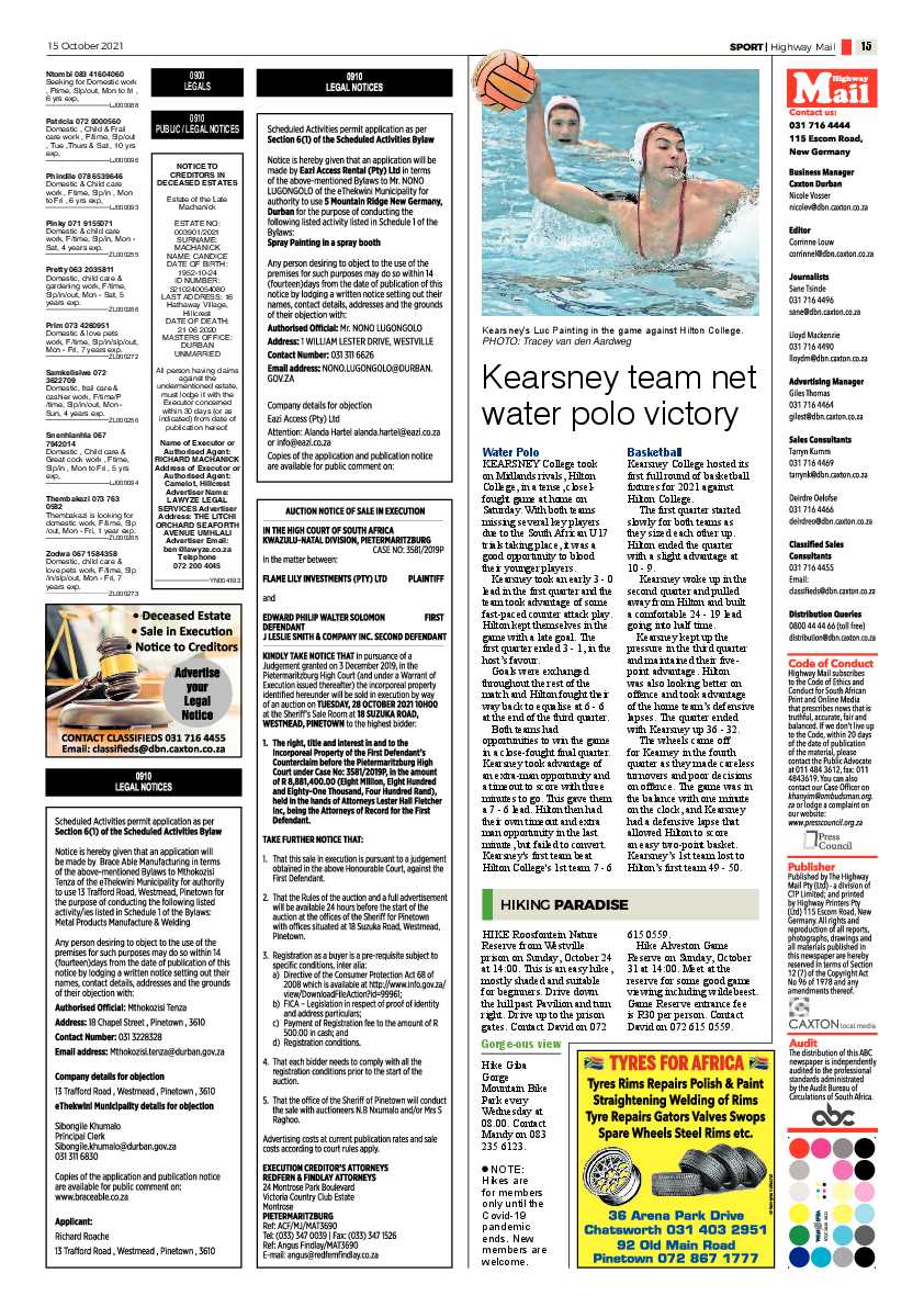 Highway Mail 15 October 2021 page 15