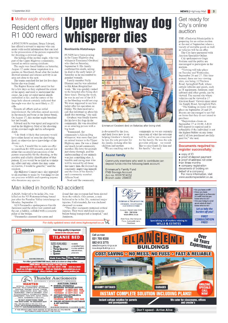 Highway Mail 15 September 2023 page 3