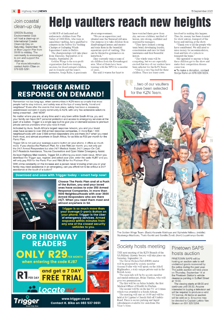 Highway Mail 15 September 2023 page 4
