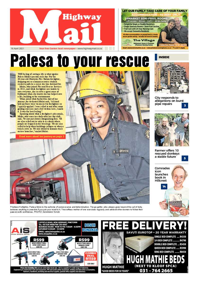 Highway Mail 16 April 2021 page 1