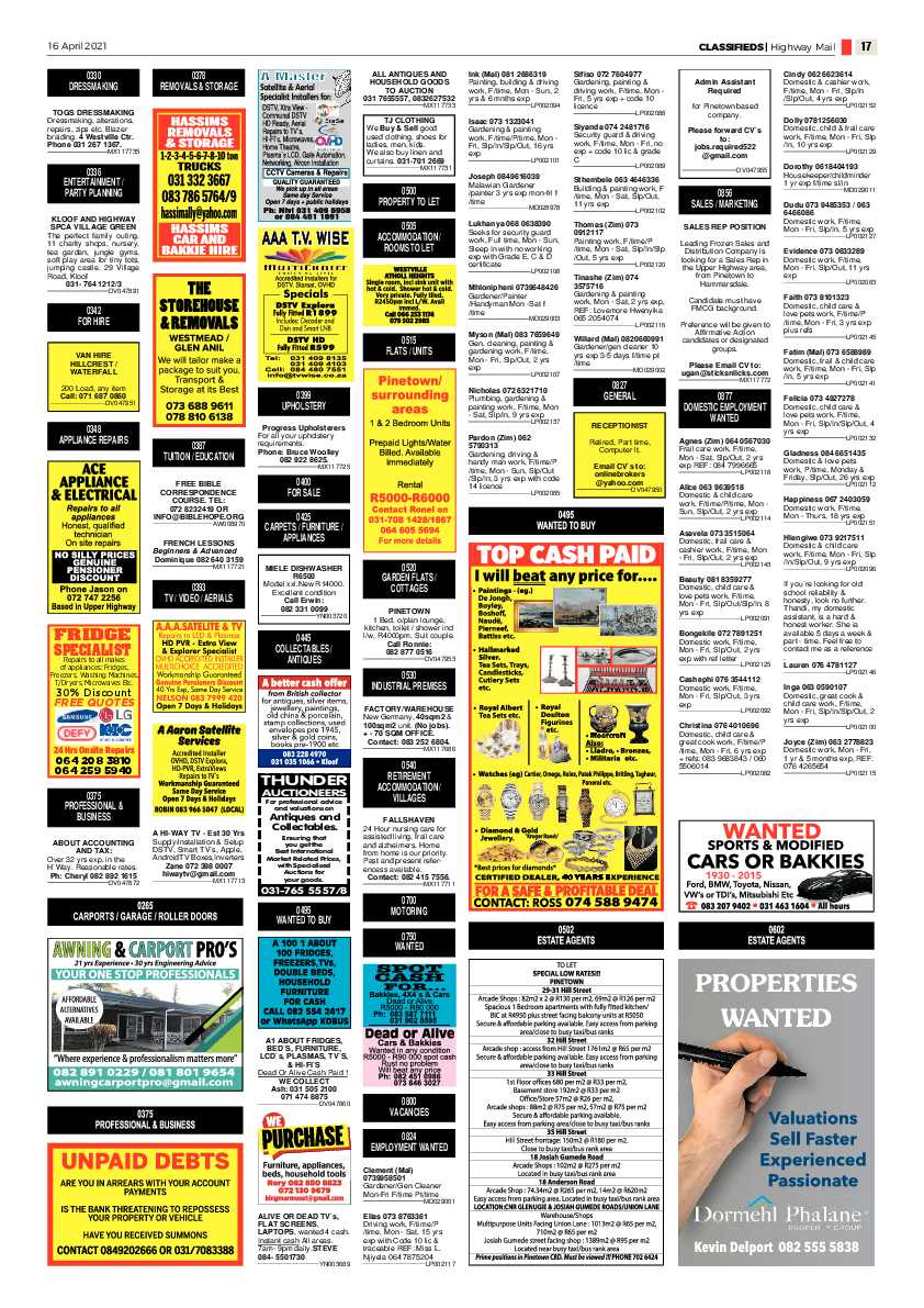 Highway Mail 16 April 2021 page 17