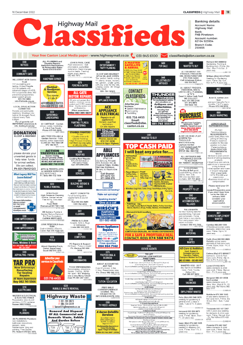 Highway Mail 16 December 2022 page 19