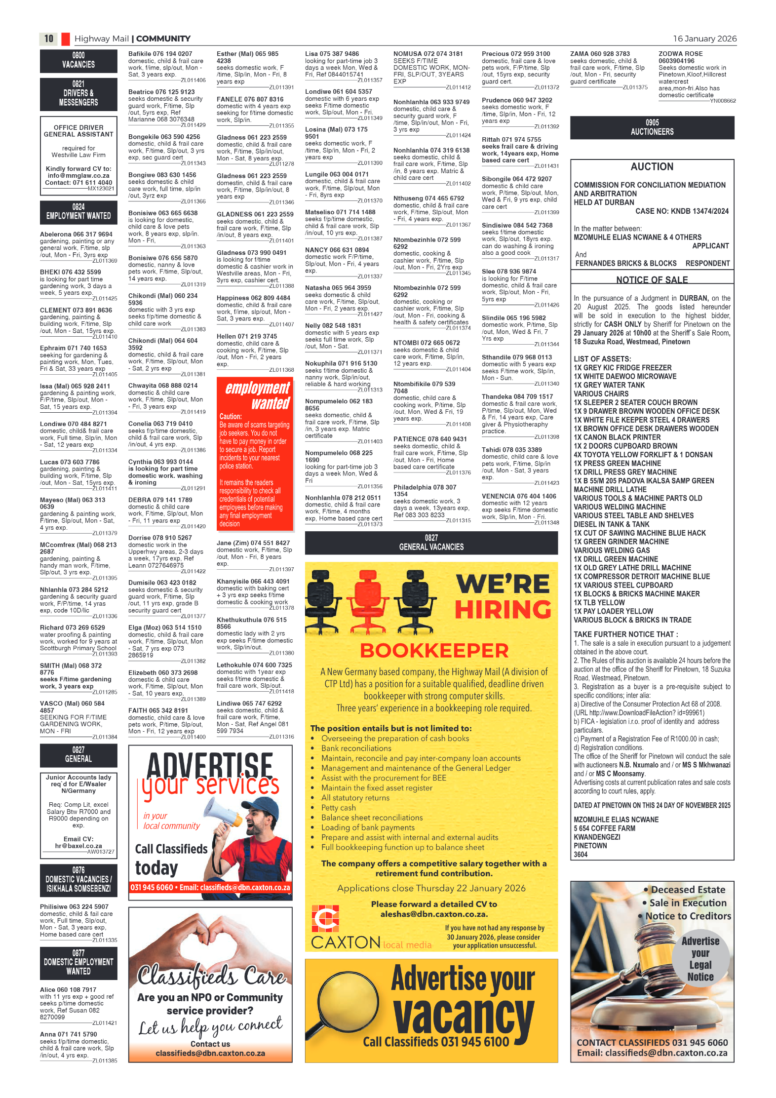 Highway Mail 16 January 2026 page 10