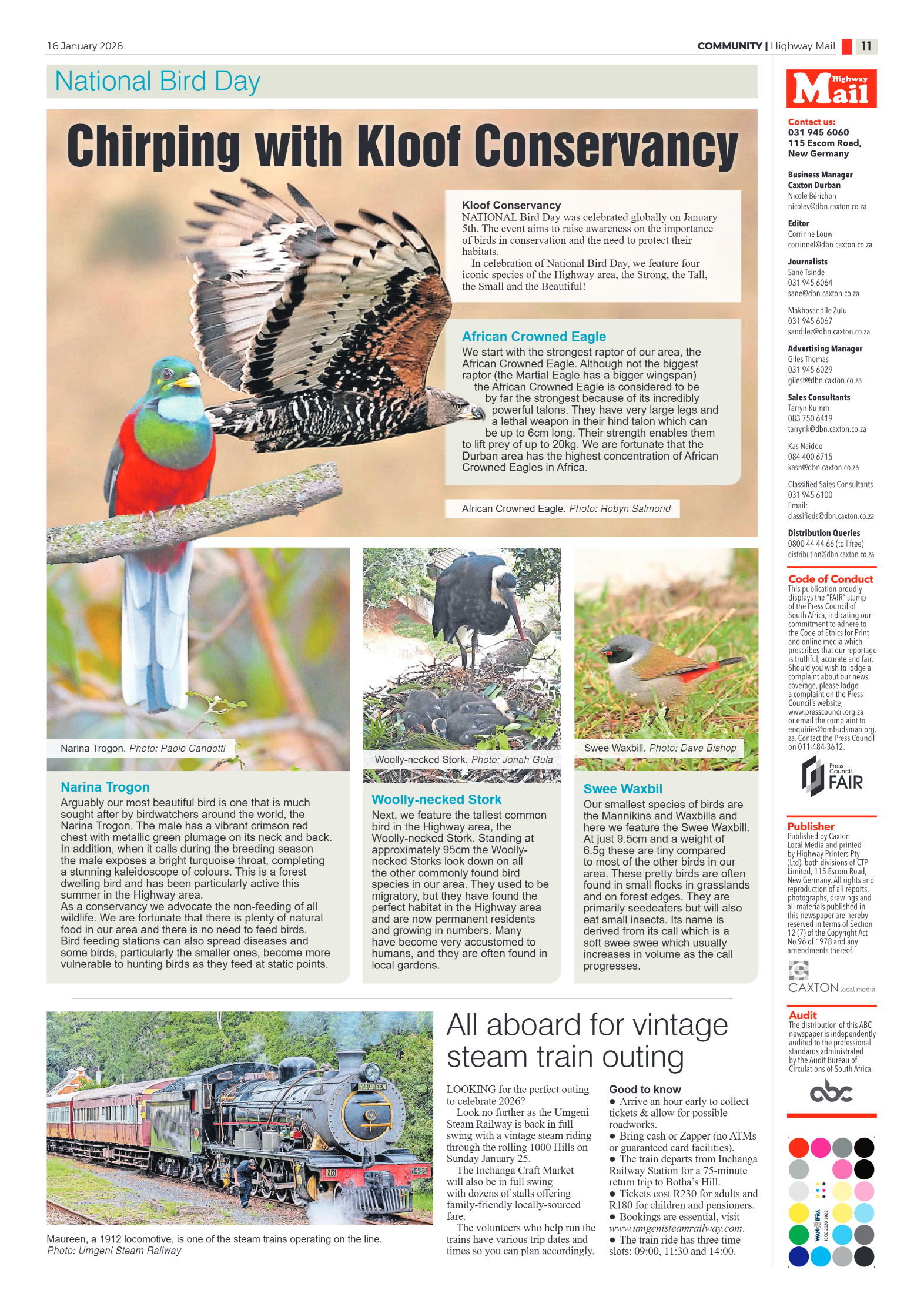 Highway Mail 16 January 2026 page 11