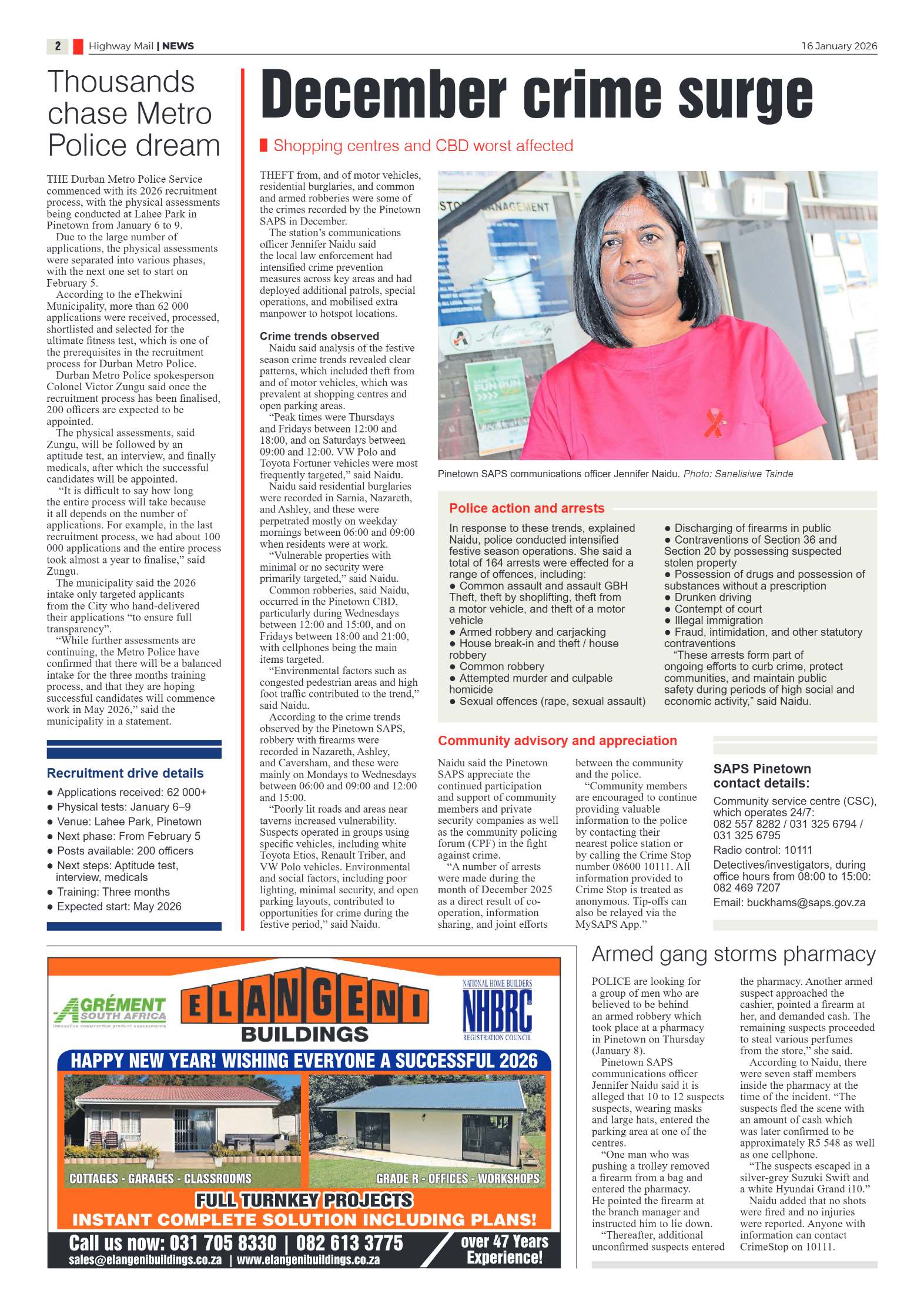 Highway Mail 16 January 2026 page 2