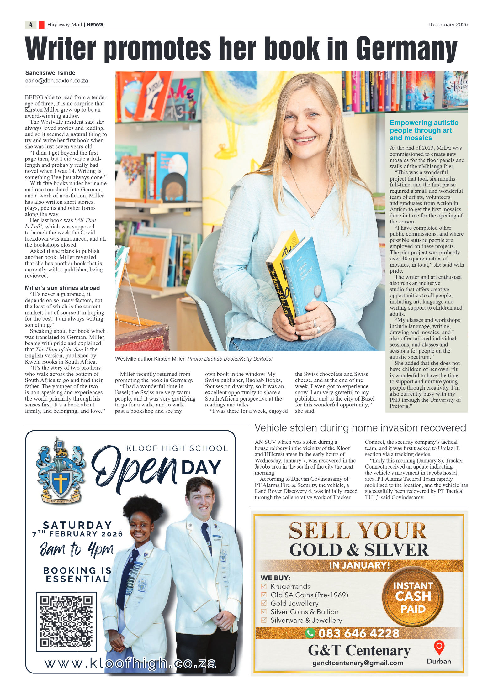 Highway Mail 16 January 2026 page 4