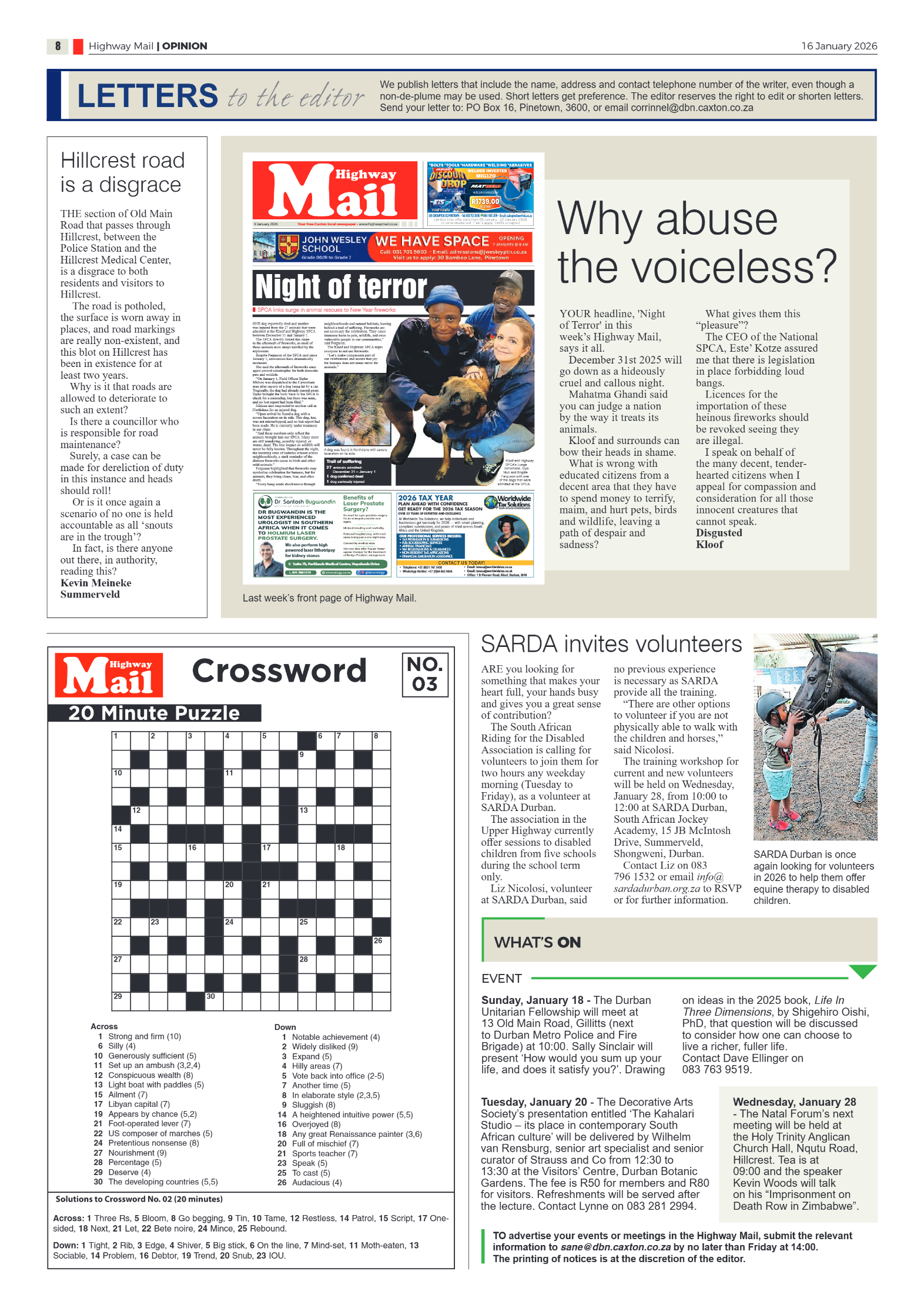 Highway Mail 16 January 2026 page 8