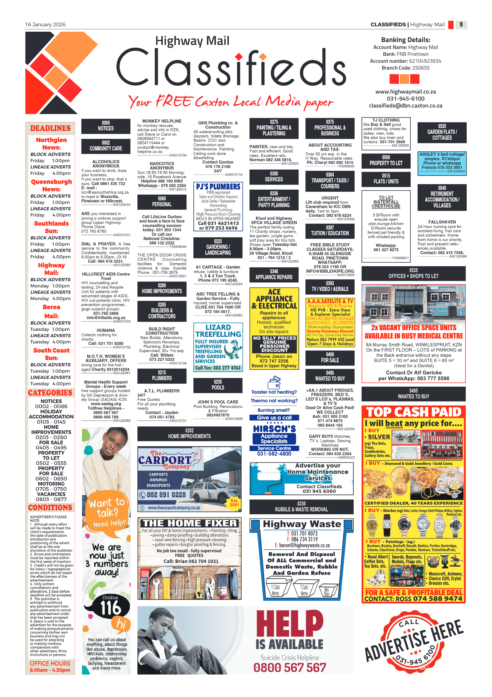 Highway Mail 16 January 2026 page 9