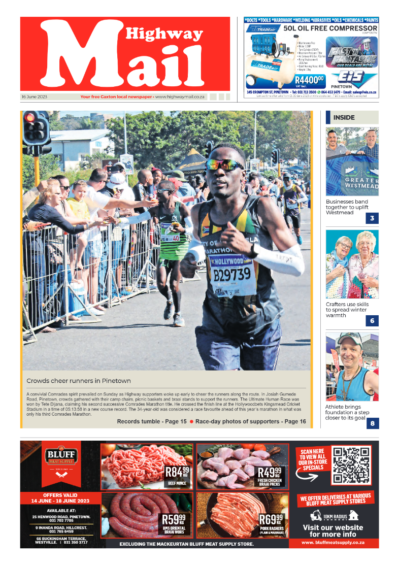 Highway Mail 16 June 2023 page 1