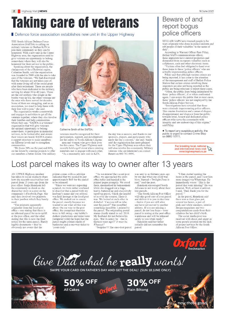 Highway Mail 16 June 2023 page 2
