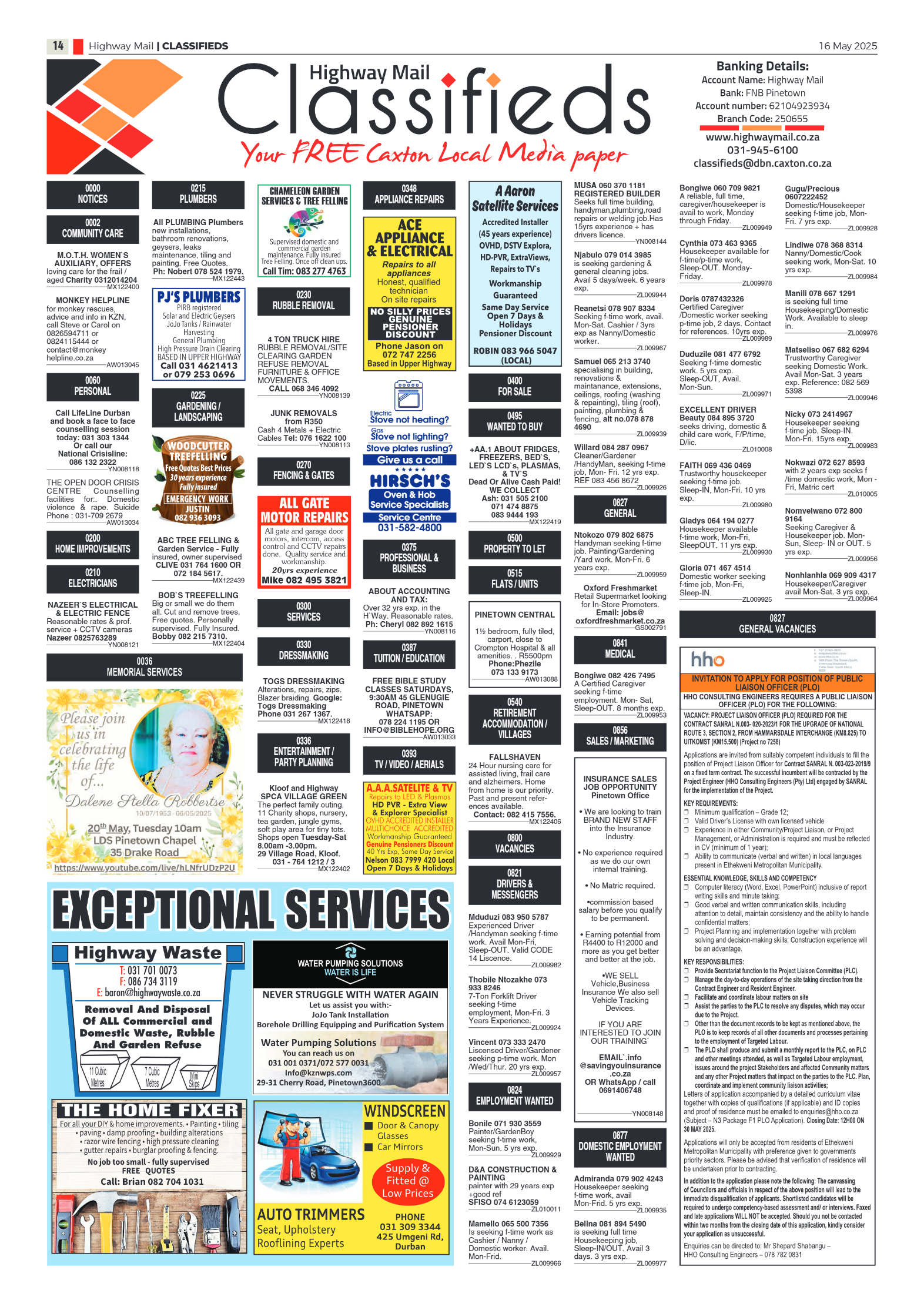Highway Mail 16 May 2025 page 14