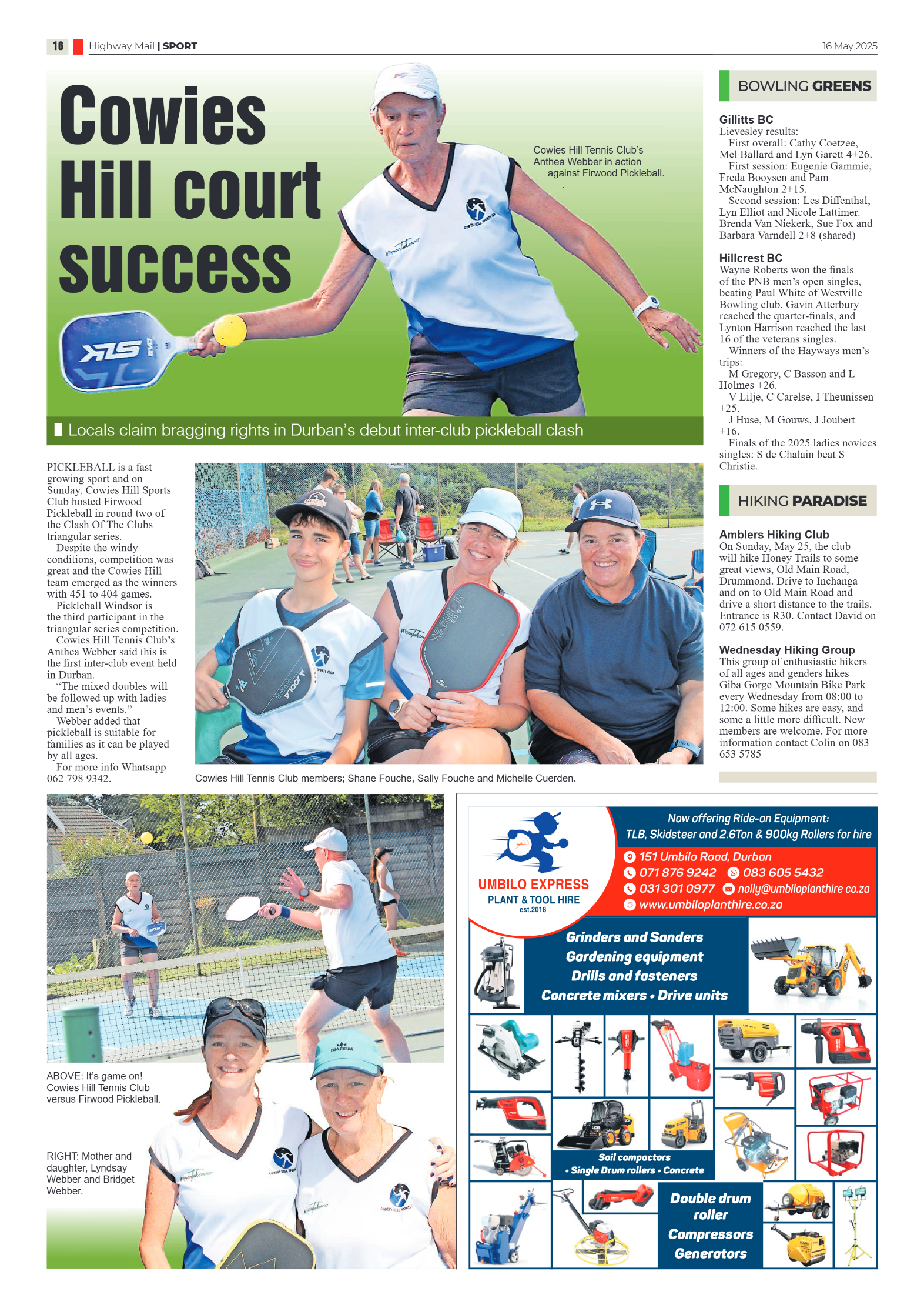 Highway Mail 16 May 2025 page 16