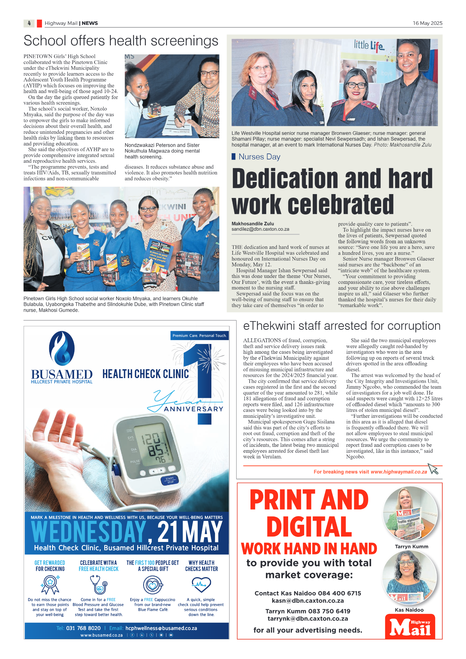 Highway Mail 16 May 2025 page 4