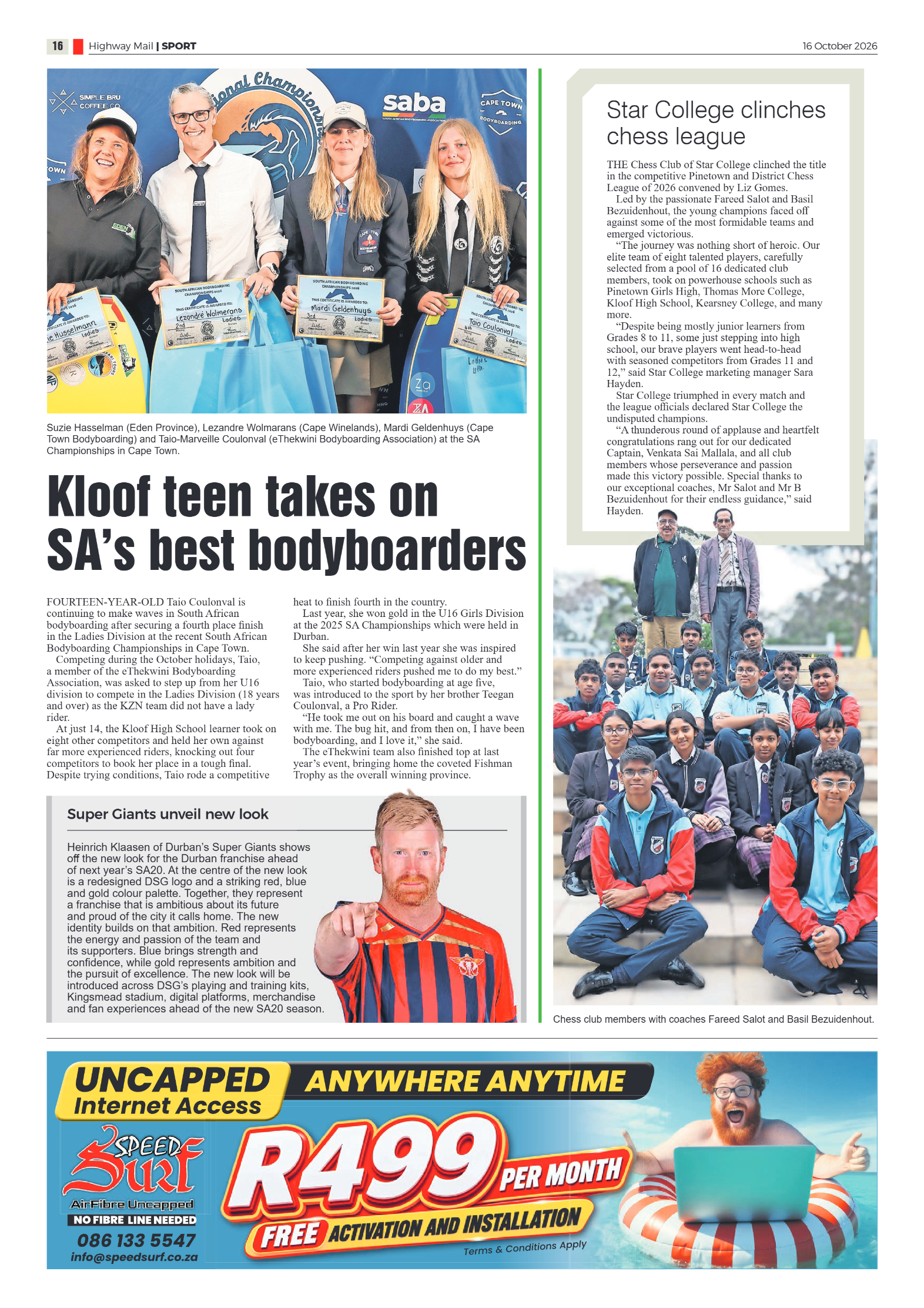 Highway Mail 16 October 2026 page 16