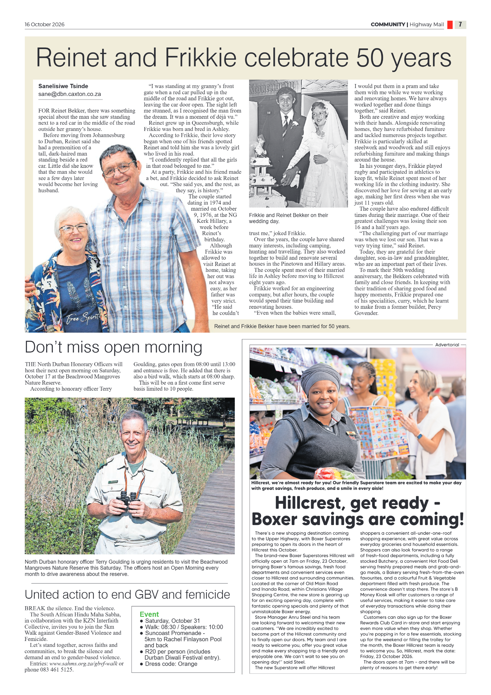 Highway Mail 16 October 2026 page 7