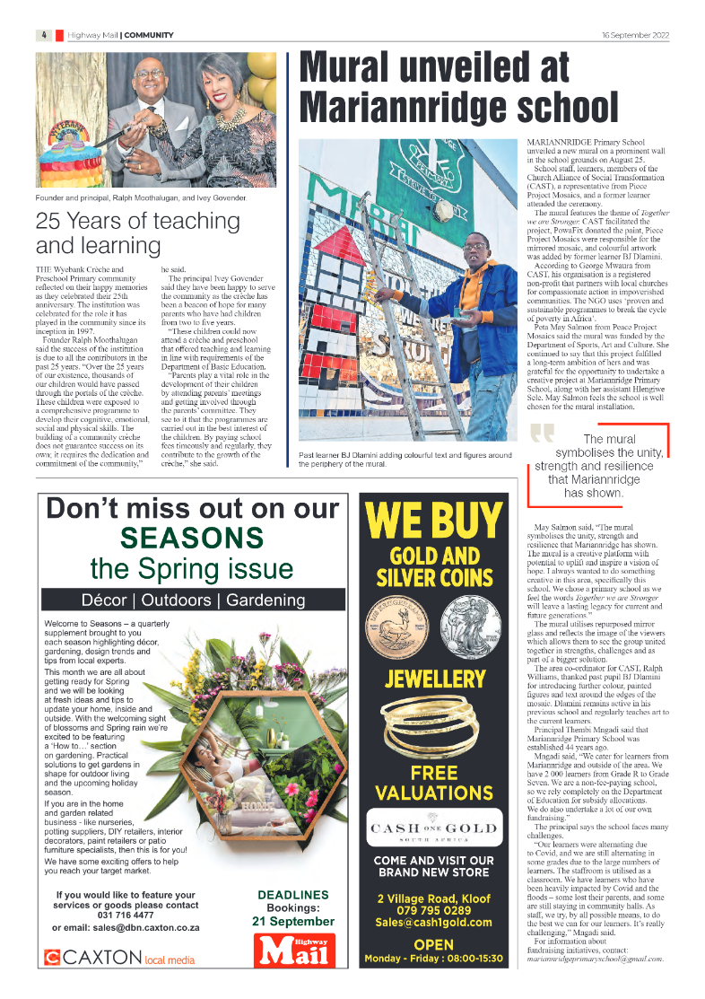 Highway Mail 16 September 2022 page 4