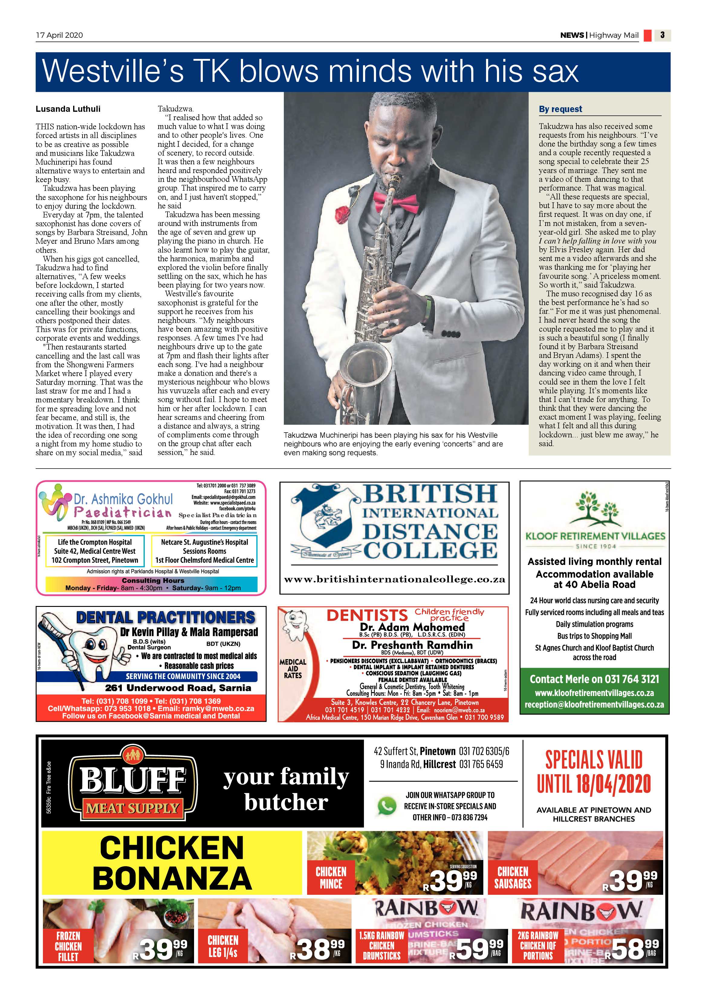 Highway Mail 17 April 2020 page 3