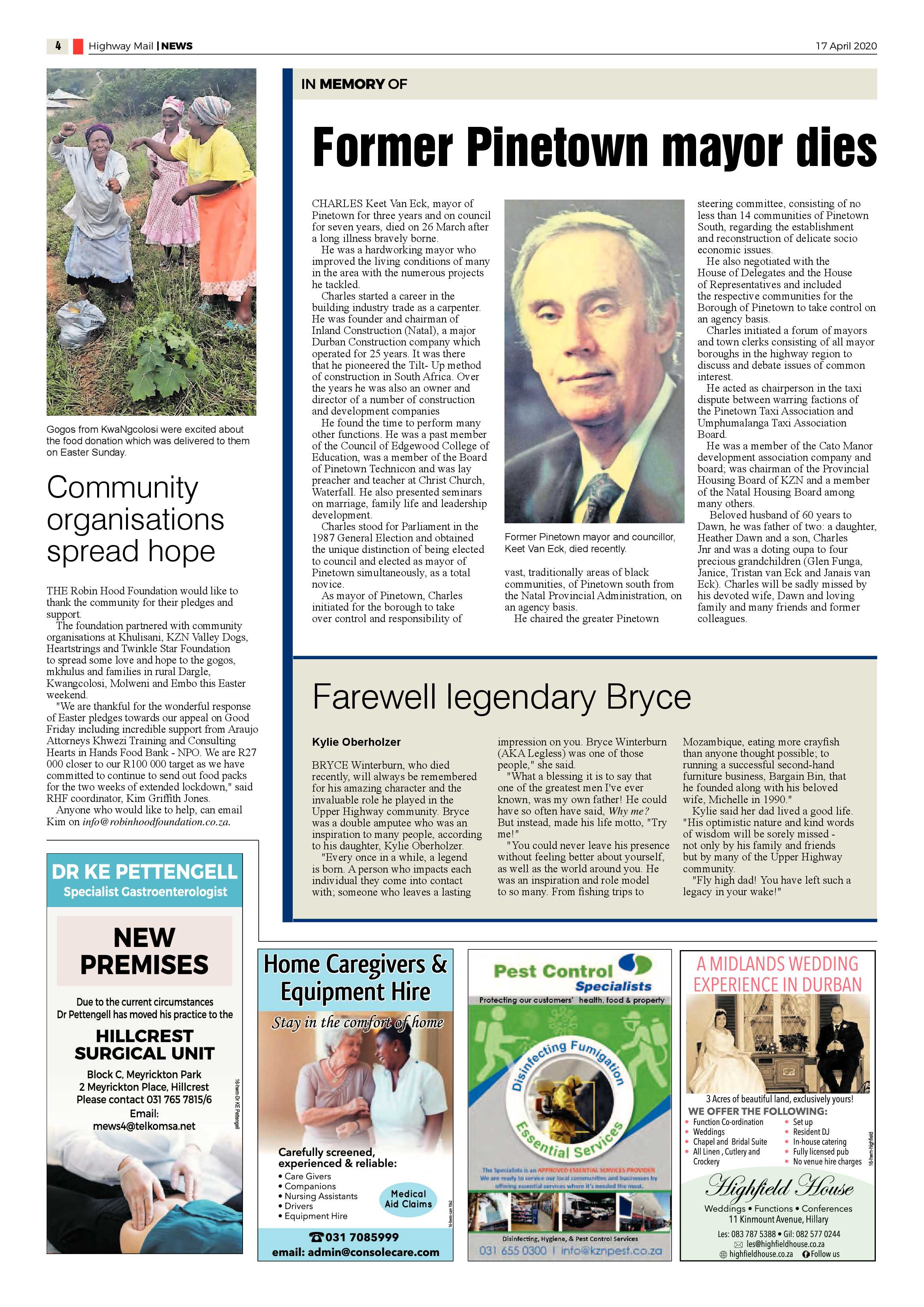 Highway Mail 17 April 2020 page 4