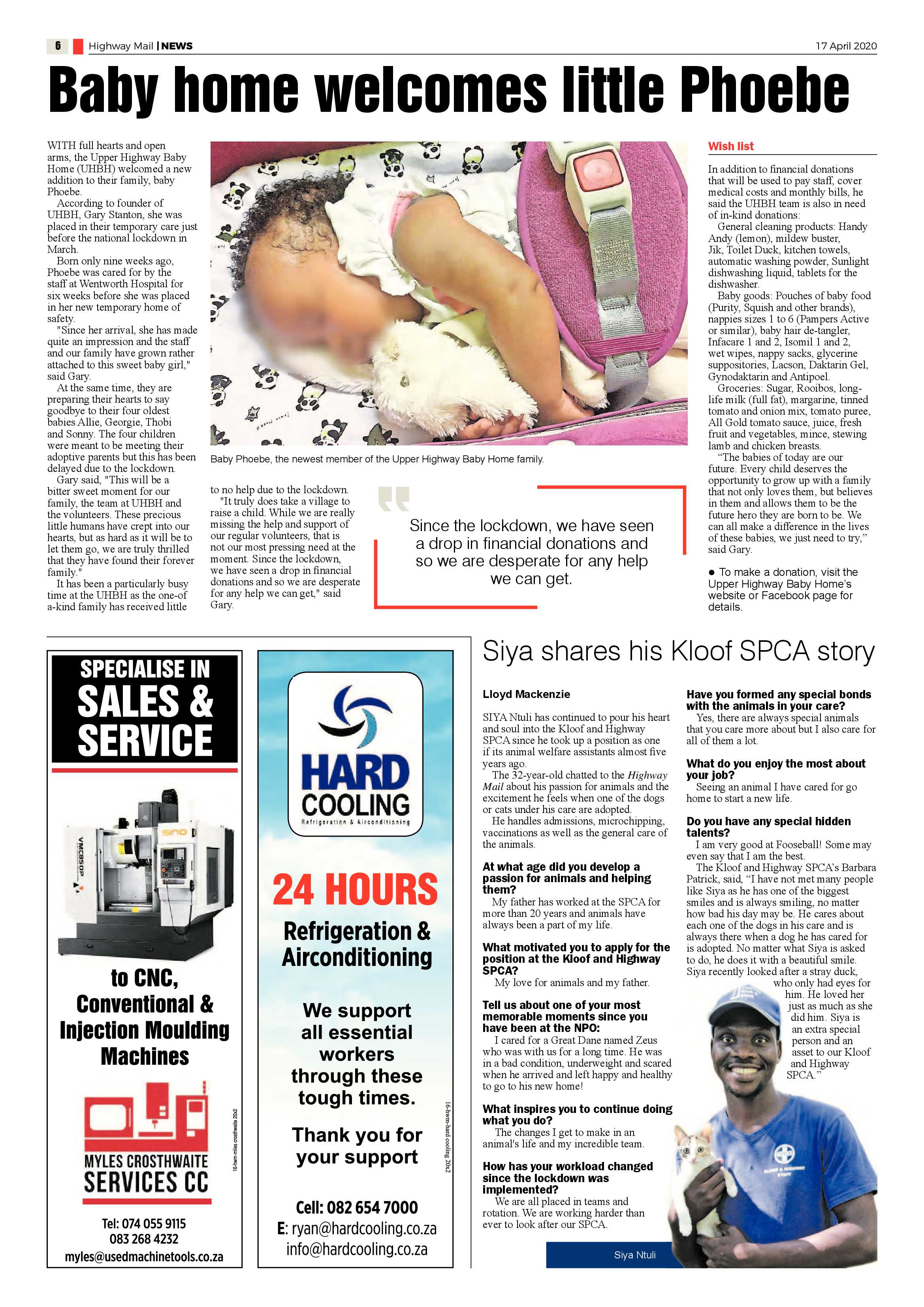 Highway Mail 17 April 2020 page 6