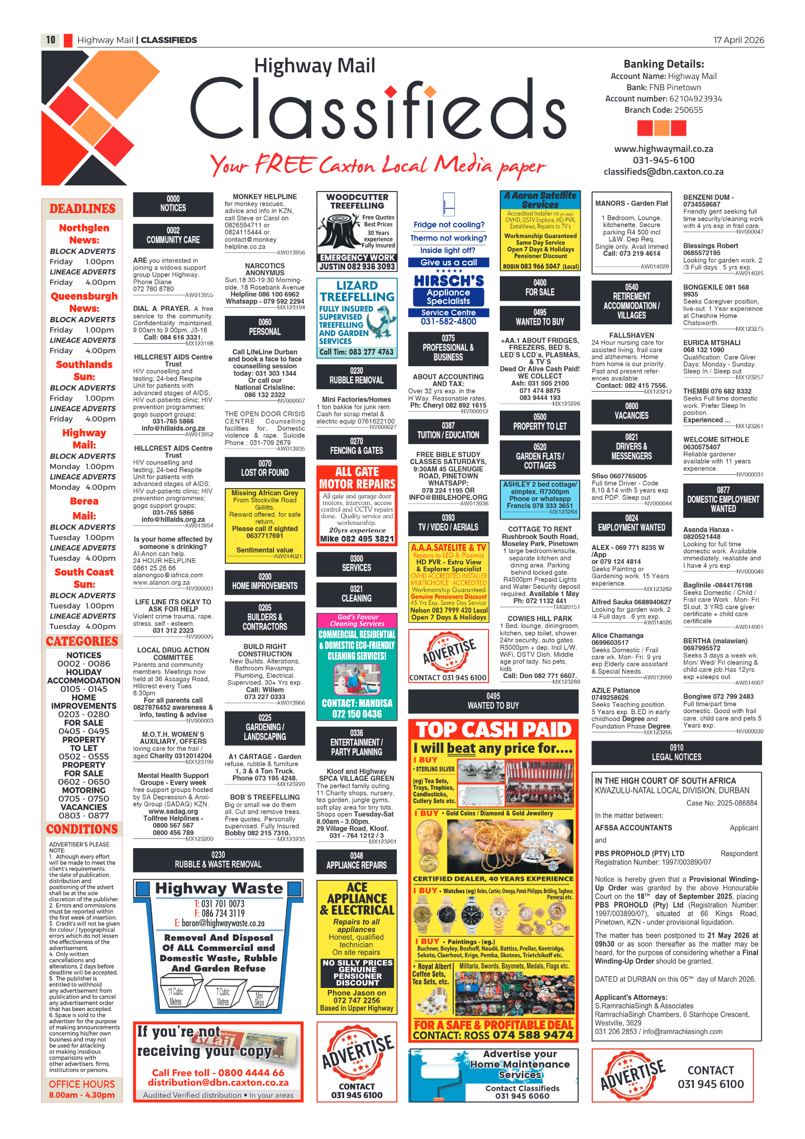 Highway Mail 17 April 2026 page 10