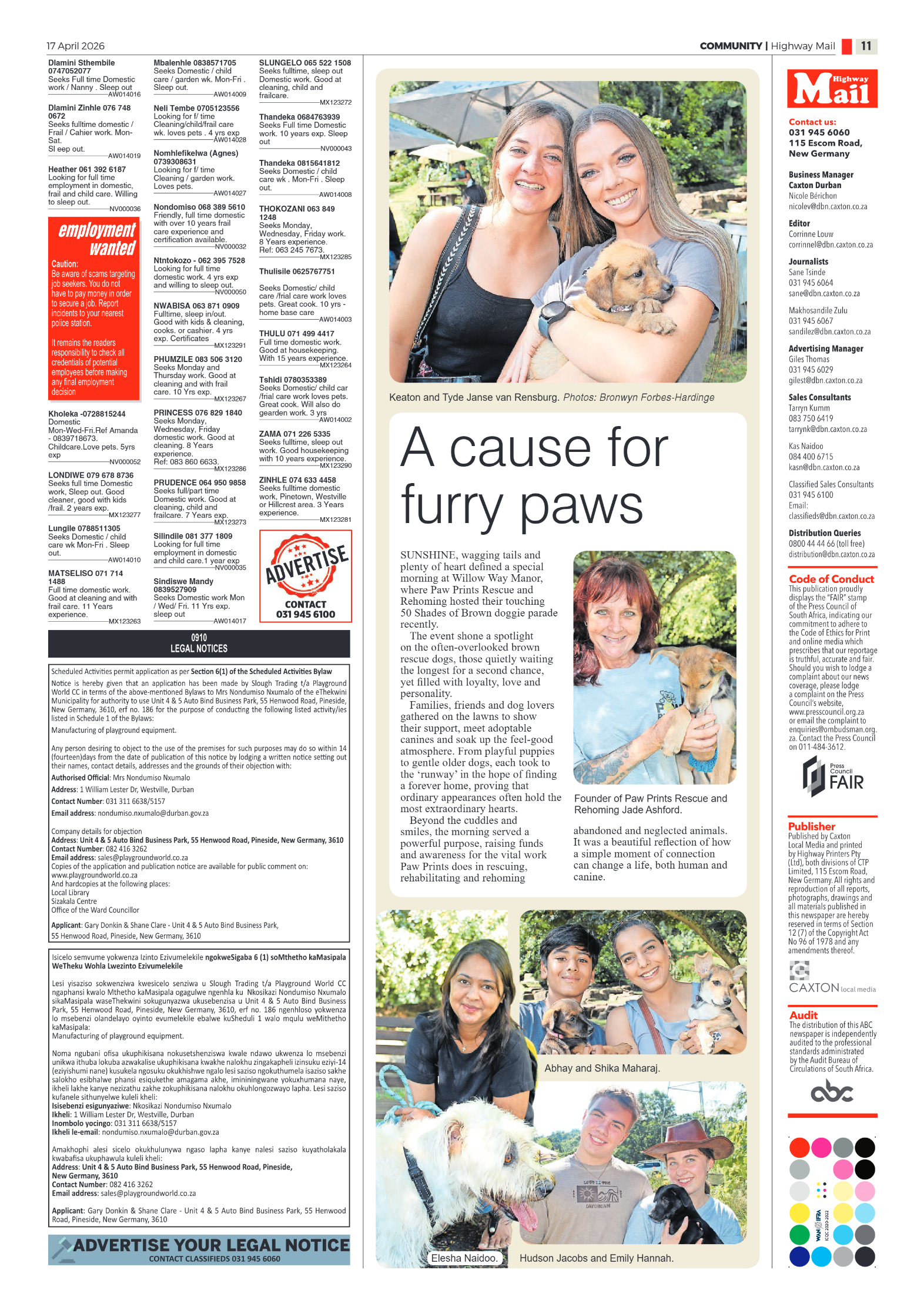 Highway Mail 17 April 2026 page 11