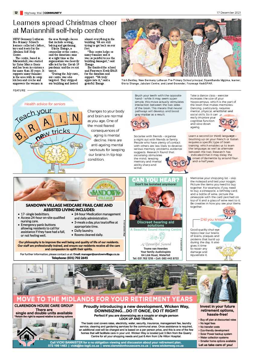 Highway Mail 17 December 2021 page 12
